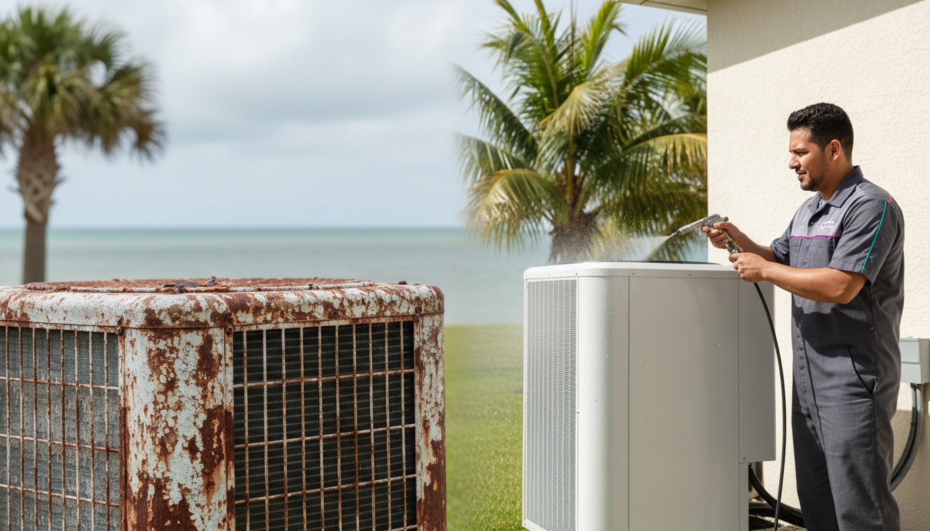 Salt Air Corrosion Protection for HVAC in Cape Coral: A Coastal Survival Guide